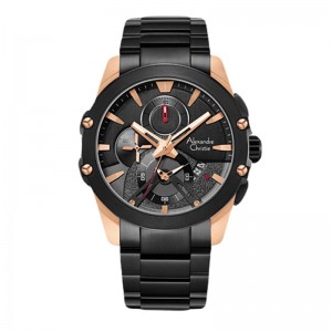 Alexandre Christie AC 6607 Rosegold Black MCBBRBA